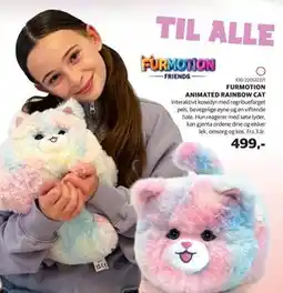 Lekia FURMOTION ANIMATED RAINBOW CAT tilbud