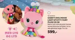 Lekia GABBY’S DOLLHOUSE LIGHT UP KITTY FAIRY PLUSH 30 CM tilbud