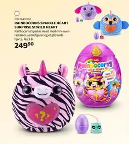 Lekia RAINBOCORNS SPARKLE HEART SURPRISE S1 WILD HEART tilbud