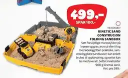 Lekia KINETIC SAND CONSTRUCION FOLDING SANDBOX tilbud