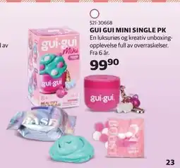 Lekia GUI GUI MINI SINGLE PK tilbud