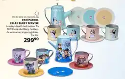 Lekia PAW PATROL ELLER BLUEY SERVISE tilbud