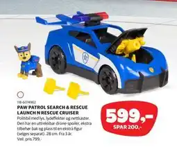 Lekia PAW PATROL SEARCH & RESCUE LAUNCH N RESCUE CRUISER tilbud