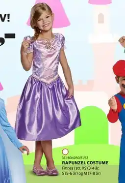 Lekia RAPUNZEL COSTUME tilbud