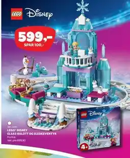 Lekia LEGO DISNEY ELSAS ISSLOTT OG SLEDEEVENTYR tilbud