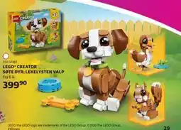 Lekia LEGO CREATOR SØTE DYR: LEKELYSTEN VALP tilbud