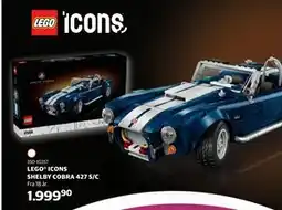 Lekia LEGO ICONS SHELBY COBRA 427 S/C tilbud