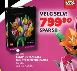 Lekia LEGO BOTANICALS BUKETT MED TULIPANER tilbud