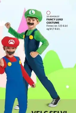 Lekia FANCY LUIGI COSTUME tilbud
