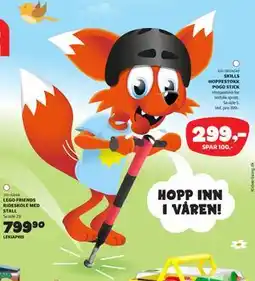 Lekia SKILLS HOPPESTOKK POGO STICK tilbud