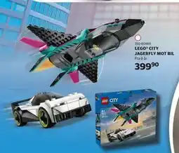 Lekia LEGO CITY JAGERFLY MOT BIL tilbud