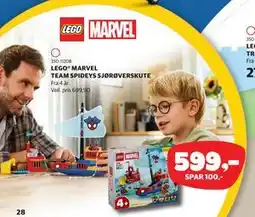 Lekia LEGO MARVEL TEAM SPIDEYS SJØRØVERSKUTE tilbud
