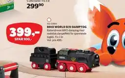 Lekia BRIO WORLD B/O DAMPTOG tilbud