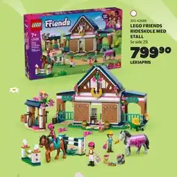 Lekia LEGO FRIENDS RIDESKOLE MED STALL tilbud