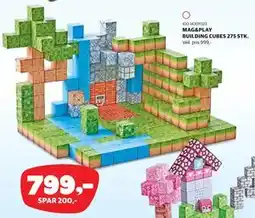 Lekia MAG&PLAY BUILDING CUBES 275 STK tilbud