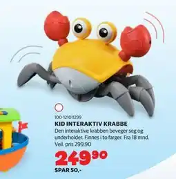 Lekia KID INTERAKTIV KRABBE tilbud