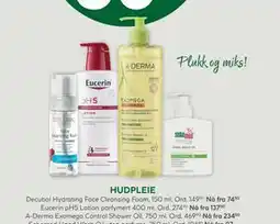 Vitusapotek A-Derma Exomega Control Shower Oil, Medlemspris tilbud