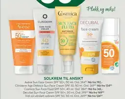 Vitusapotek Cliniderm Age Defence Sun Face Cream SPF 30, Medlemspris tilbud