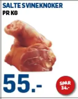 Price Lagerbutikk Salte svineknoker tilbud