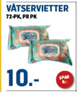 Price Lagerbutikk Våtservietter tilbud