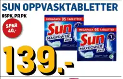 Price Lagerbutikk Sun oppvasktabletter tilbud