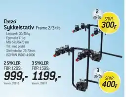 Thansen Sykkelstativ tilbud