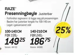 Thansen Presenningbøyle tilbud