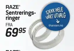 Thansen Sentreringsringer tilbud