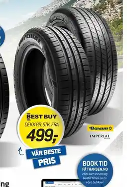 Thansen Best Buy DEKK PR. STK tilbud