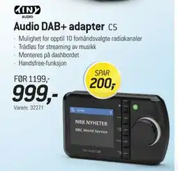 Thansen Audio DAB+ adapter tilbud