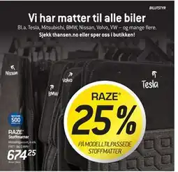 Thansen Stoffmatter tilbud