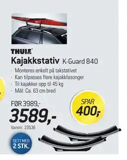 Thansen Kajakkstativ tilbud