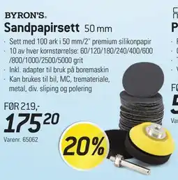 Thansen Sandpapirsett tilbud