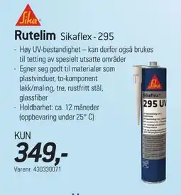 Thansen Rutelim tilbud