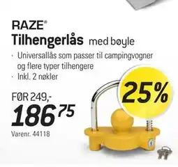 Thansen Tilhengerlås tilbud