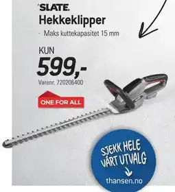 Thansen Hekkeklipper tilbud