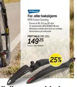 Thansen For- eller bakskjerm tilbud