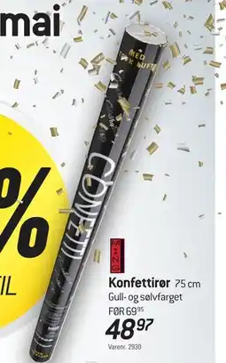 Thansen Konfettirør tilbud