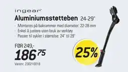 Thansen Aluminiumsstøtteben tilbud