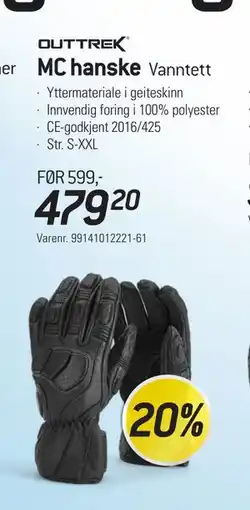 Thansen MC hanske tilbud