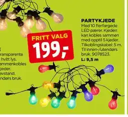 jem & fix PARTYKJEDE tilbud