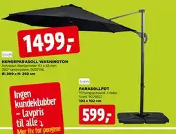 jem & fix PARASOLLFOT tilbud