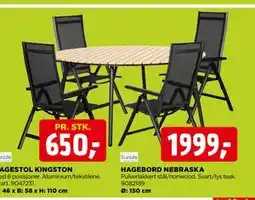 jem & fix HAGEBORD NEBRASKA tilbud