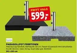 jem & fix PARASOLLFOT FREETOWN tilbud