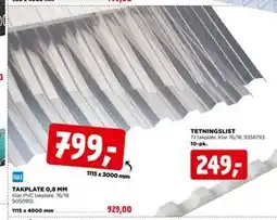 jem & fix TAKPLATE 0,8 MM tilbud