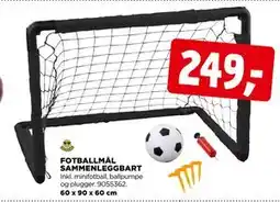 jem & fix FOTBALLMÅL SAMMENLEGGBART tilbud