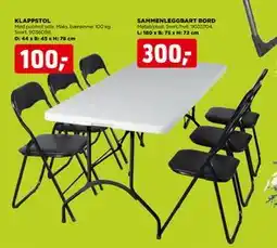 jem & fix SAMMENLEGGBART BORD tilbud