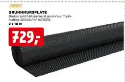 jem & fix GRUNNMURSPLATE tilbud