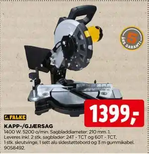 jem & fix KAPP-/GJÆRSAG tilbud