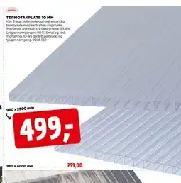 jem & fix TERMOTAKPLATE 10 MM tilbud